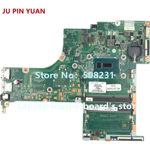 JU PIN YUAN 809318-501 809318-601 for HP Pavilion Notebook 17-G 17T-G 17-G077CL Laptop motherboard X12A DAX12AMB6D0 i5-5200U