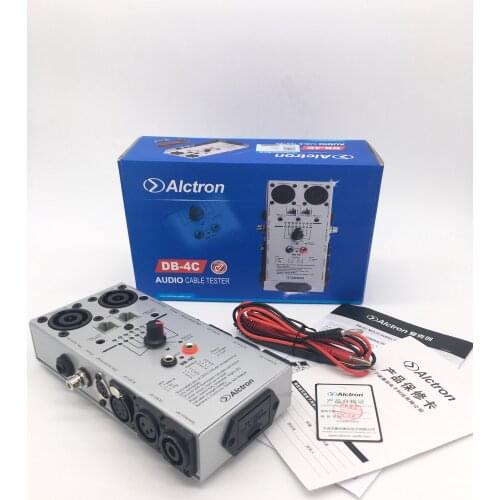 Alctron DB-4C professional multi audio cable tester Audio network Cable Detector Tester test tool for stage,recording studio