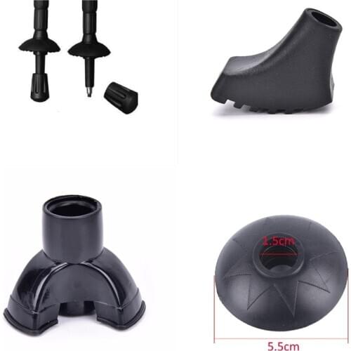 Climb Replacement Alpenstock Hike Protector Cap Tip Rubber Basket Snow Sport Trekking Pole Nordic Walk Stick Outdoor Camp