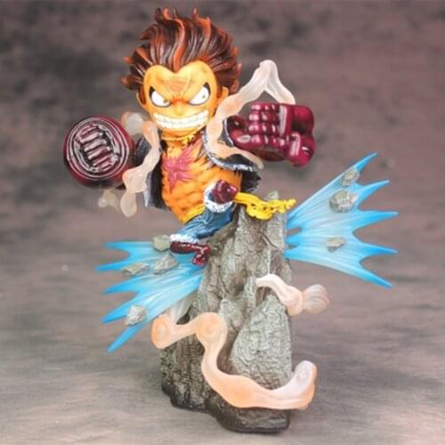 Anime One Piece Monkey D Luffy GEAR 4 KONG GUN Ver. GK PVC Action Figure Statue Collection Model Toys Doll 20cm