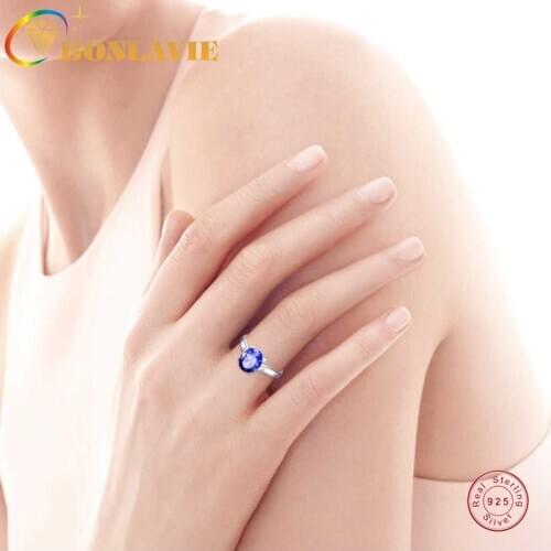 Кольца с сапфирами BONLAVIE China At AliExpress