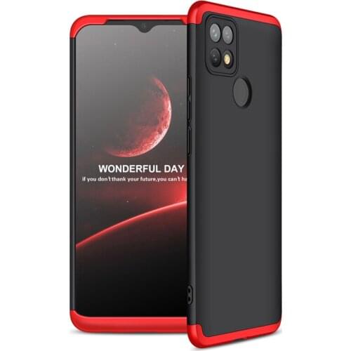 OPPO A15 CPH2185 Case Hard PC Shockproof 360 Full Protection Back Cover Phone Case For OPPO A15 A15S CPH2179 with Glass Film