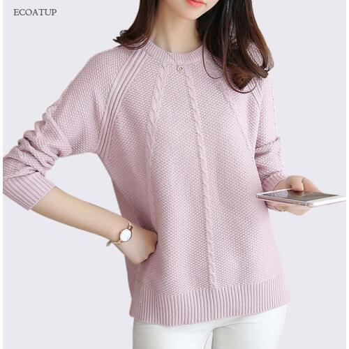 Женские вязаные пуловеры ECOATUP China At AliExpress