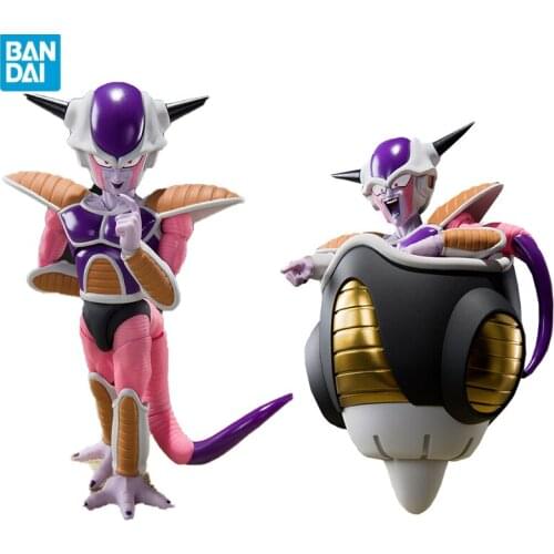 BANDAI SHF Dragon Ball Frieza Anime Toys No1 Form Flight Vehicle Collection Model Anime Action Figures Birthday Gift 10cm PVC