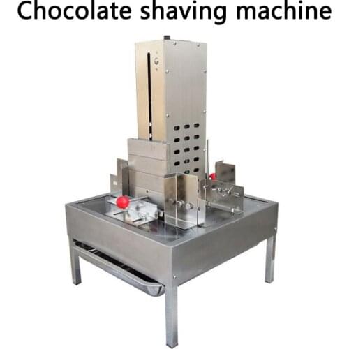 Commercial Chocolate cutting machine Electric chocolate chips slicer shaver Stainless steel Multi-size Scribing Machine 220v 1PC