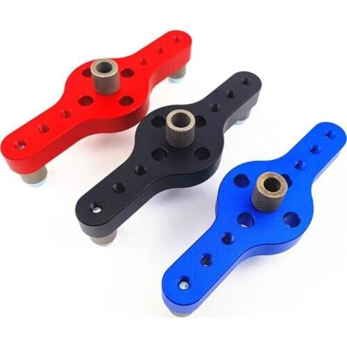 Woodworking Self Centering Dowelling Jig Woodworking Hole Locator Hole Jig for 6/8/10mm Precise Punch Locator Drilling Tools