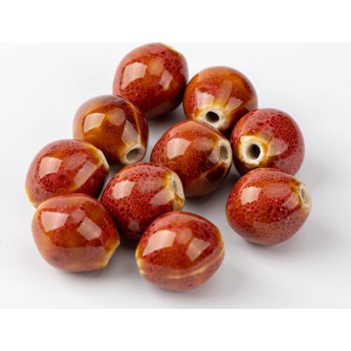 15# 20pcs Oval Shape Sphere Ceramic beads round Not natural stone Specail Ceramic Beads #A325C