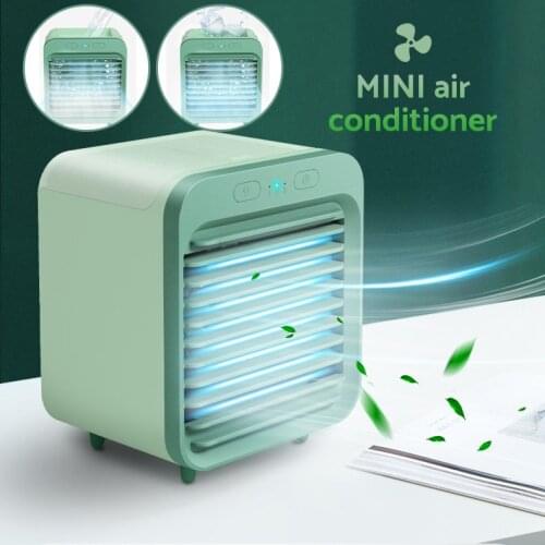 Air Cooler Fan Mini Desktop Air Conditioner Humidifier, Purifier, Multi-function, Summer，Mini USB Water Cooling Fan,2021 dropshi