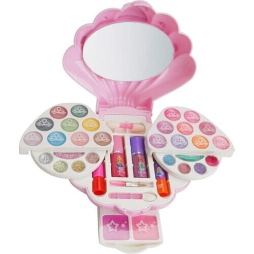 Washable Pretend Kids Make Up Gifts Set NON-TOXIC Makeup Kit Box Toys