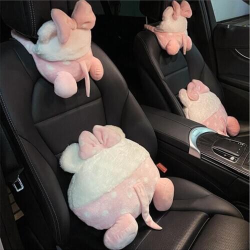 Donald Duck Nini Car Pillow Lumbar Support Cushion Cartoon Cute Creative Waistrest Neckpillow