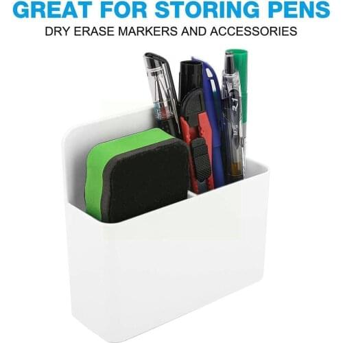 Soft Magnetic Whiteboard Storage Box Dry Erase Markers Pad Magnet Teaching Writing Fridge Stickers Memo Board Practice U9Z4