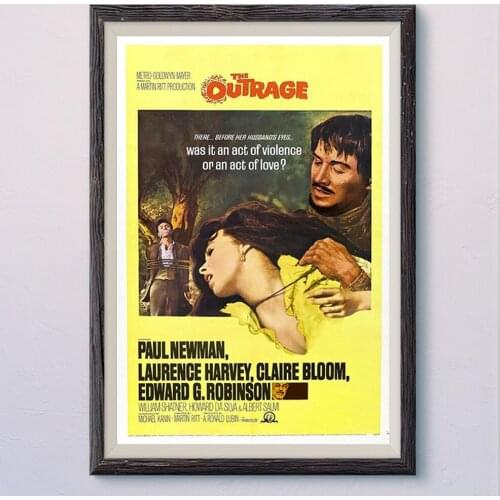 N491 THE OUTRAGE (2) Vintage Classic Movie Wall Silk Cloth HD Poster Art Home Decoration Gift