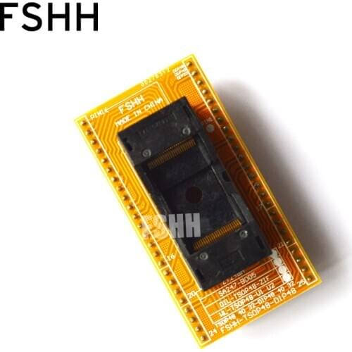 NEW 648-0482211 TSOP48 0.5mm IC Test Socket / Programmer Adapter SA247-B005 Xeltek Adapter