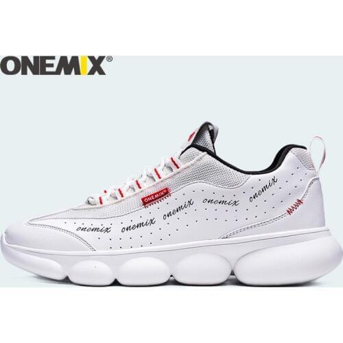 ONEMIX New Fashion Lightweight Sport Shoes Men Road Running shoes Men Tennis Shoes Men Outdoor Trainers Light Jogging Shoes Men