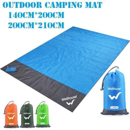 Outdoor Camping & Hiking Camping Mat 1.4M * 2M / 2-3 People 2M*2.1M / 3-6 People Portable Waterproof Camping Beach Mat