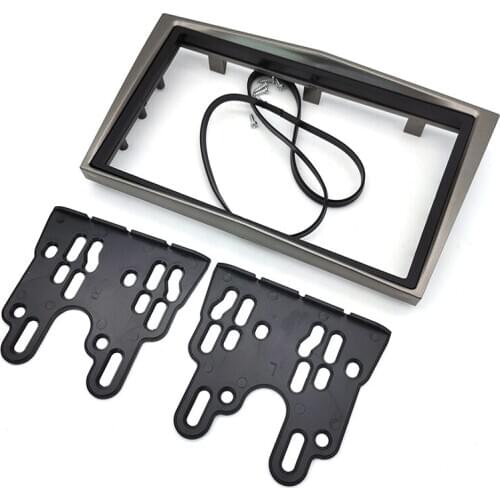 Radio Stereo Panel 2Din Installation Trim Kit Face Plate Bezel For Opel Astra Antara Corsa Zafira