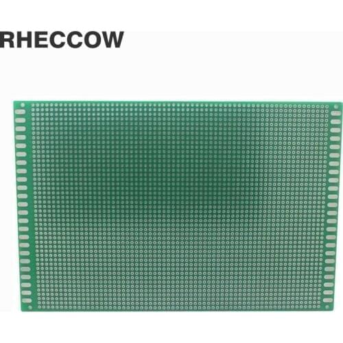RHECCOW 5pcs 12x18cm 12*18cm Glass-Epoxy FR-4 Prototyping Tinning Tin Plated Single Sided Universal PCB Board