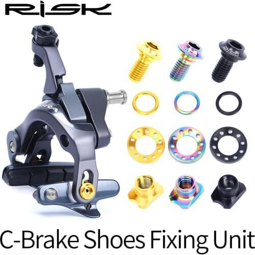 RISK 16pcs/Set Road bike Caliper C Brake For R8000 Brake ULTEGRA Road Bicycles Brake Caliper UT/DA Front & Rear Bolt Screw Kit