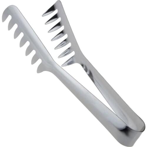 Stainless Steel Spaghetti Noodle Tongs Pasta Food Comb Clip Western Restaurant Kitchen Tools