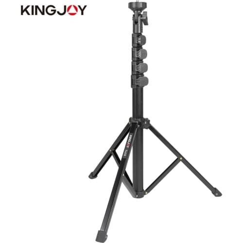 KINGJOY 1.55m Light Stand Tripod Max Load to 5KG for Photo Studio Fresnel Tungsten Light TV Station Studio Photo Studio Tripods