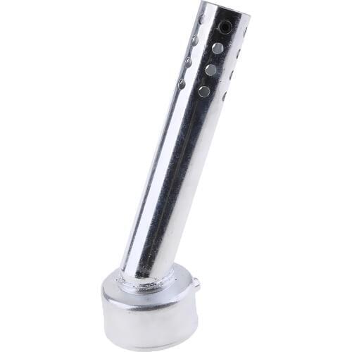 Universal Adjustable Muffler Silencer 80mm Long Motorcycle Angled Exhaust Insert Baffle to fit 47-49mm Pipes (Baffle O.D. 48mm)