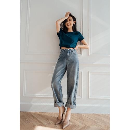 VISI HOP Women's Loose Jeans