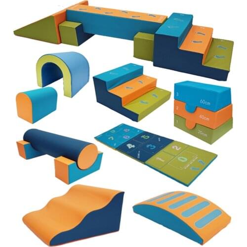 YLWCNN Early Educational Soft Structure Safety PU Foam Play Set Toy Custom Factory Low Price Amusement Playground Park