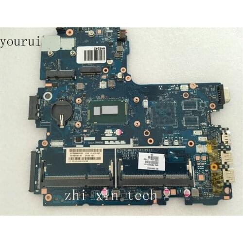 Yourui For HP 440 G2 450 G2 Laptop motherboard ZPL40/ZPL50/ZPL70 LA-B181P with i3-4030u CPU DDR3 Tested