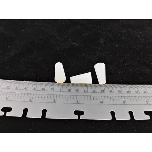 15pcs/lot 9.5mm X 14.3mm X 25.4mm Silicone Rubber Cone Tapered Stopper Plugs Powder Coating Paint,Color Random