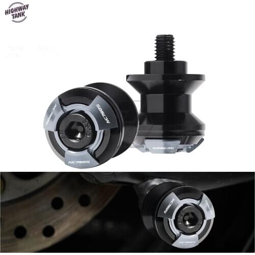 CNC Aluminum Motorcycle Accessories Swingarm Spools Slider Stand Screws Case for Honda NC750S 2014 -up