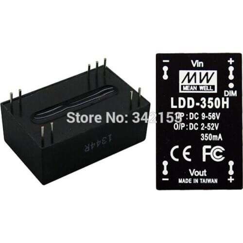 Free Shipping LDD-350H MEAN WELL Switching Power Supply Original DC-DC Constant Current Step-Down LED Driver Accessories
