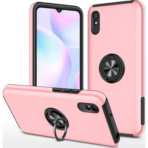 For Huawei Y9 2019 Cases Shockproof Armor Ring Stand Cover For Huawei Y9A Y8P Car Magnetic Holder Phone Covers Bumper Capa