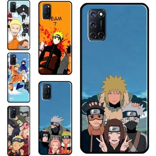 Anime Team 7 S-Sasuke Case For OPPO Find X3 Pro F5 A1K A3S A5S A15 A52 A72 A83 A91 A93 A5 A9 A31 A53 2020 Cover