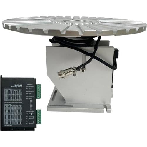 Fiber Laser Marking Parts Rotary With Driver Worktable For Cutting Engraving Marking Rotary Pen Pencil Diameter 300mm