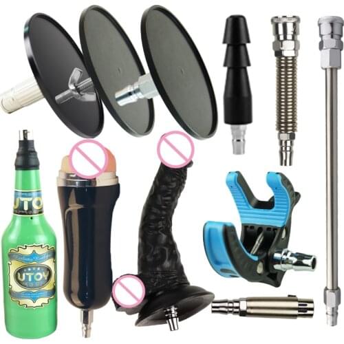 Fredorch 11 Types Attachments for Sex Machine Sex Toys for Man and Women Love Machine Connectors Extension Tube Suction Cup Toy
