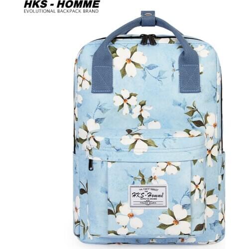 Canvas Backpack Multi-pocket Women School Backpack Pure color Women Backpack school Bag For teenage girls mochila mujer female