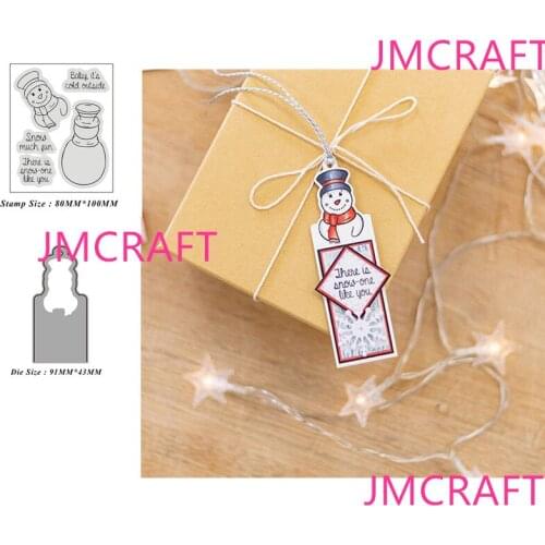 JMCRAFT New Snowman Doll Metal Cutting Dies Stencils Stamp for DIY Scrapbooking Photo Album Decorative Embossing Paper DIY Cards
