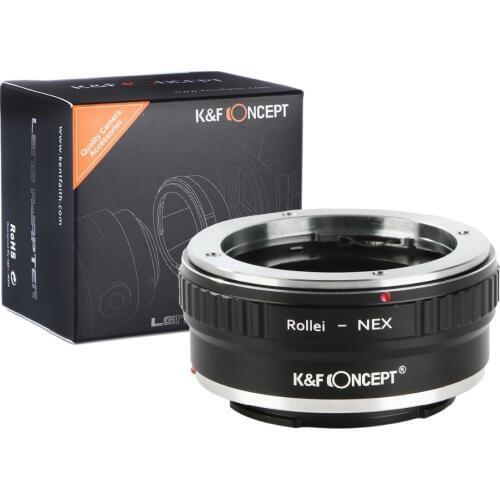 K&F Concept Lens Adapter Ring For Rollei QBM Lens to Sony E A5000 NEX-5T NEX-3N NEX-6 NEX-5R Camera Body