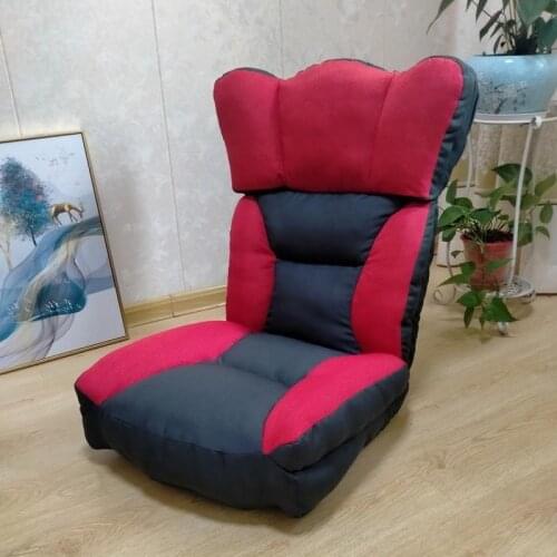 VESCOVO Tatami Bedroom Chair Floor Home Decor Large Foldable Lazy Sofa Chair For Reading