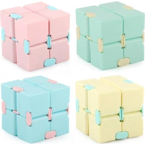 Infinity Cube Magic Square Puzzle Toys Fidget Toy Relieve Stress Hand Game Four Corner Maze Toys Children Adult Decompression