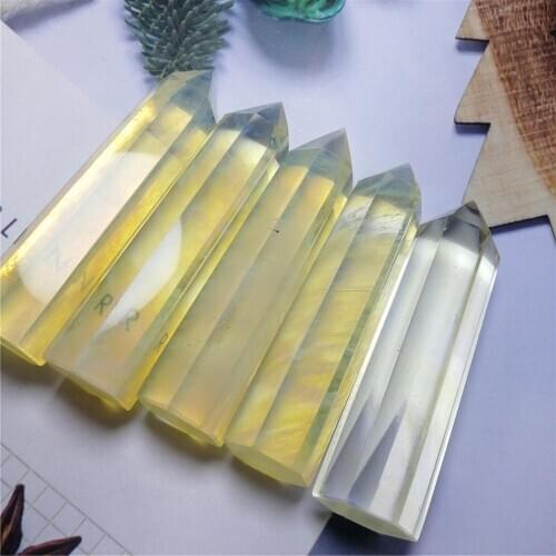 Bulk Melting Quartz Point Crystal Healing Energy stone Natural Quartz Home Decor Reiki Polished Crafts Stone Carved for sale