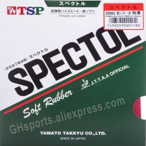 TSP SPECTOL Soft Table Tennis Rubber Pips-out Original TSP Ping Pong Sponge