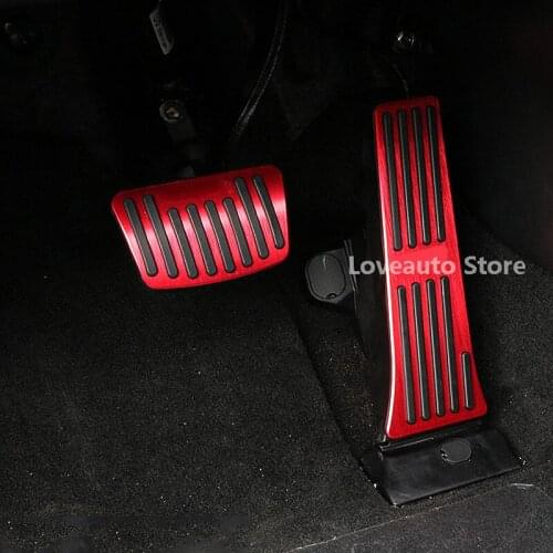 For Hyundai Tucson NX4 2021 Car Accelerator Gas Pedal Cover Brake Foot Pedal Pads Fuel Brake Clutch AT Pedals Accessories