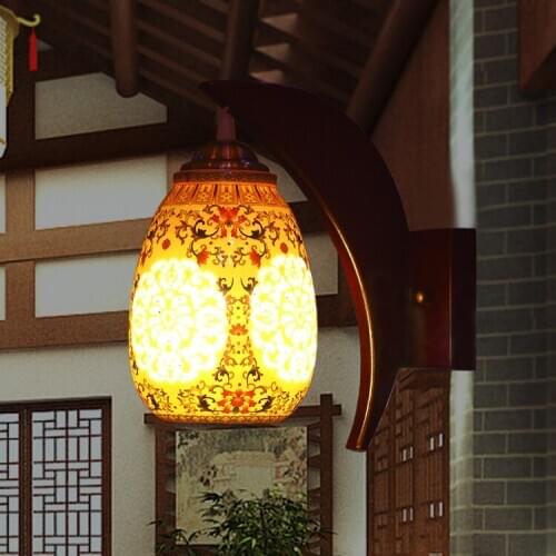New arrival sconce Hot sale wall lamp ceramic vintage wall light handmade high quality novelty bathroom light lampada