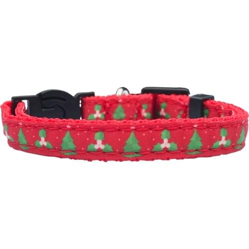 New Cat collar nylon Christmas adjustable pet dog puppy collar bell Dot necklace for doggie Cat Soft Pet Animals Neck Chain