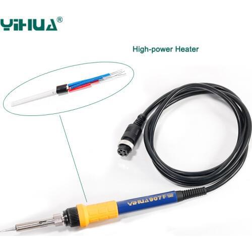 YIHUA 907F Soldering Iron Handle 60w Soldering Station Universal Solder Iron Handle High-power heater soldering iron accessories