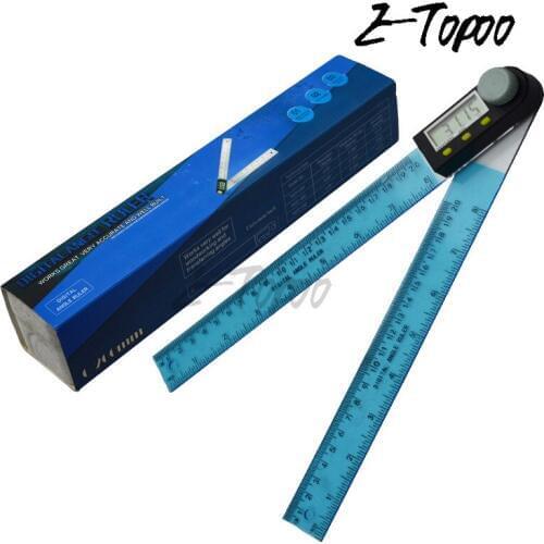 2 In 1 200mm Plastic Digital Protractor Goniometer Angle Finder Ruler Electronic Digital Goniometer