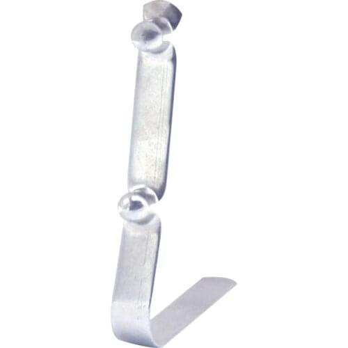 Manufacture v shape metal spring button for tubes,metal micro parts spring button #12