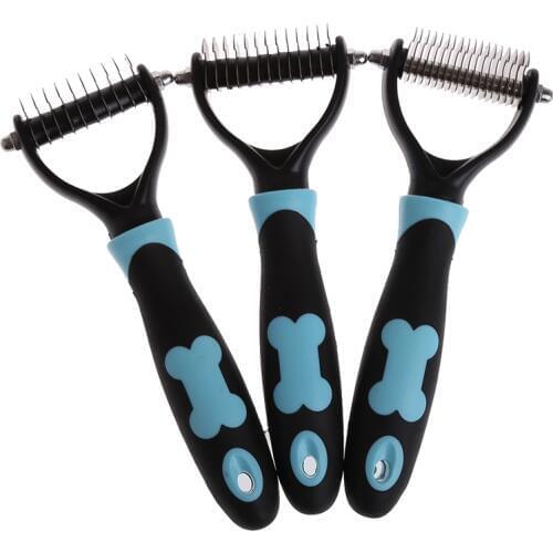 Dog Pet Brush Dematting Grooming Deshedding Tool Trimmer Comb Rake 10/13/18 Blades