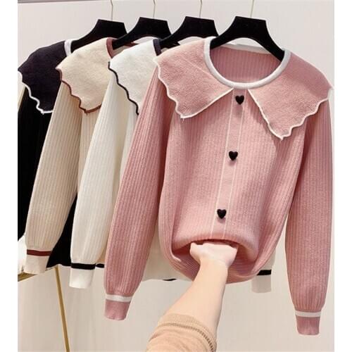 2020 Women Candy Colors Sweaters Fashion Autumn Winter O-Neck Pullover Long Sleeve Casual Sweater Knitted Tops